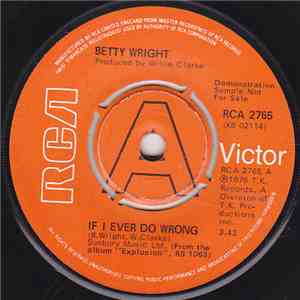 Betty Wright - If I Ever Do Wrong mp3 album