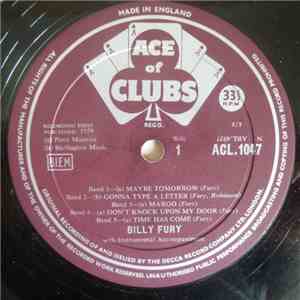 Billy Fury - Billy Fury mp3 album