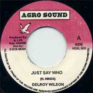 Delroy Wilson - Just Say Who mp3 album