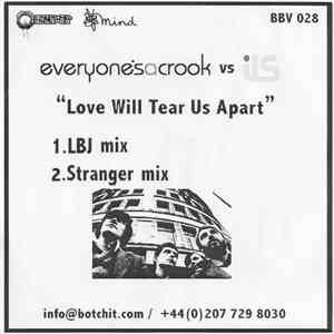 Everyone's A Crook vs. Ils - Love Will Tear Us Apart mp3 album