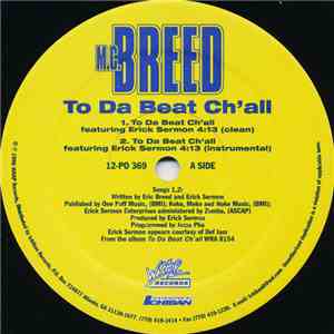 M.C. Breed - To Da Beat Ch'all mp3 album