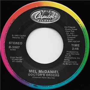 Mel McDaniel - Doctor's Orders / Thank You Nadine mp3 album