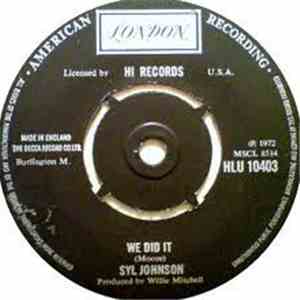 Syl Johnson - We Did It mp3 album