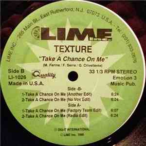 Texture - Take A Chance On Me mp3 album
