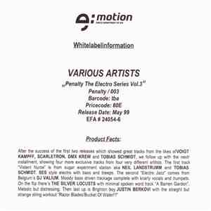 Various - Penalty The Electro Series Vol.3 mp3 album
