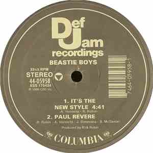 Beastie Boys - It's The New Style / Paul Revereh1