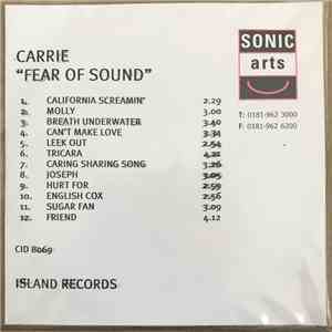 Carrie  - Fear Of Sound mp3 album