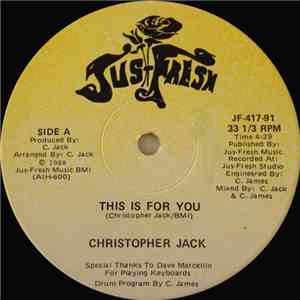 Christopher Jack - This Is For You mp3 album