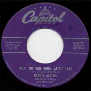 Dakota Staton With Howard Biggs And His Music - What Do You Know About Love mp3 album