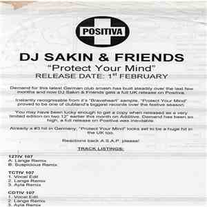 DJ Sakin & Friends - Protect Your Mind (For The Love Of A Princess) mp3 album