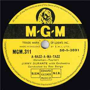 Jimmy Durante - A-Razz-A-Ma-Tazz / I'm A Vulture For Horticulture mp3 album