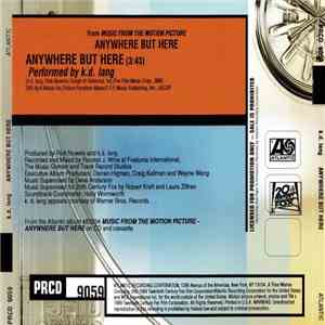 k.d. lang - Anywhere But Here mp3 album