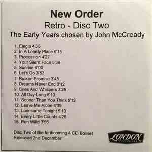 New Order - Retro - Disc Two mp3 album