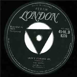 Pat Boone - Don't Forbid Me mp3 album