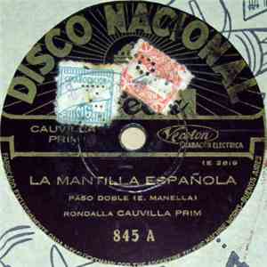 Rondalla Cauvilla Prim - La Mantilla Española / Una Calle En Sevilla mp3 album