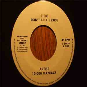 10,000 Maniacs - Don't Talk mp3 album