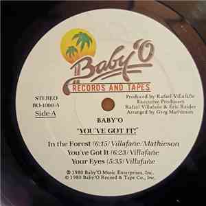 Baby'O - "You've Got It!" mp3 album
