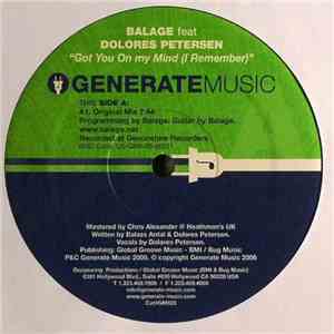 Balage - Got You On My Mind (I Remember) mp3 album
