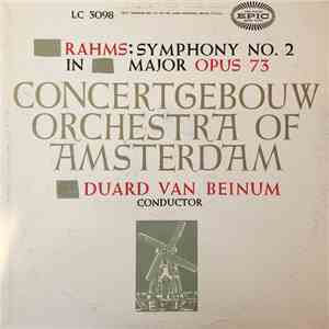Brahms - Concertgebouw Orchestra Amsterdam, Eduard Van Beinum - Symphony No. 2 In D Major, Opus 73 mp3 album