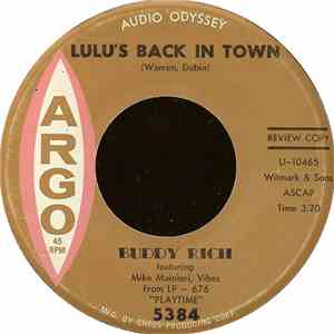 Buddy Rich - Lulu's Back In Town mp3 album