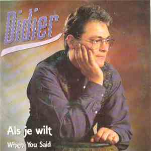 Didier  - Als Je Wilt mp3 album