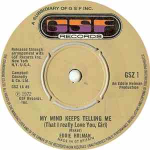 Eddie Holman - My Mind Keeps Telling Me (That I Really Love You Girl) / Stranded In A Dream mp3 album