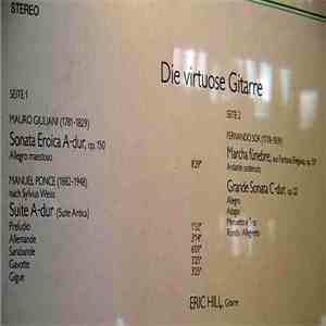 Eric Hill  - Die Virtuose Gitarre mp3 album