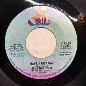 John Davidson - Have A Nice Day / Less Than A Song mp3 album