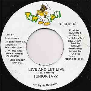 Junior Jazz - Live And Let Live mp3 album
