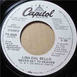Lisa Dal Bello - Never Get To Heaven mp3 album