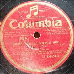 M. Louis Richard - Lakme / Paillasse mp3 album