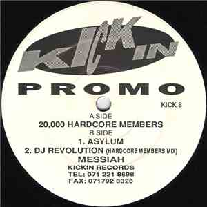 Messiah - 20,000 Hardcore Members mp3 album