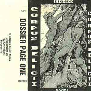 Various - Corpus Delicti Dossier Page One mp3 album