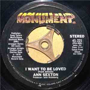Ann Sexton - I Want To Be Loved mp3 album