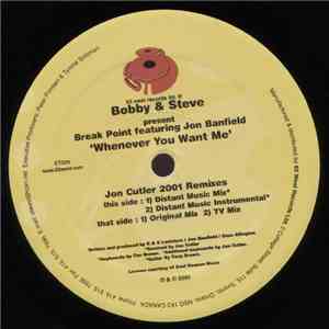 Bobby & Steve Present Break Point Featuring Jon Banfield - Whenever You Want Me mp3 album