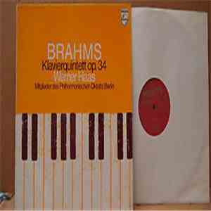 Brahms - Werner Haas, Berlin Philharmonia Octet - Piano Quintet Op.34 mp3 album