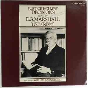 E.G. Marshall - Justice Holmes' Decisions mp3 album