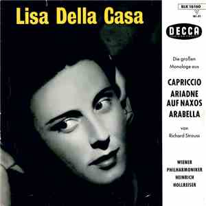Lisa Della Casa - Die Großen Monologe Aus Capriccio Ariadne Auf Naxos Arabella mp3 album