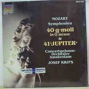 Mozart, Josef Krips, Concertgebouw-Orchester Amsterdam - Symphonien - 40 G-moll In G Minor & 41 "Jupiter" mp3 album