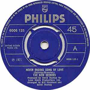 The New Seekers - Never Ending Song Of Love mp3 album