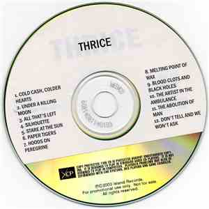 Thrice - The Artist In The Ambulance mp3 album