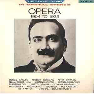 Various - Opera 1904 to 1935 mp3 album