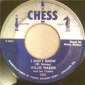 Willie Mabon and His Combo - I Don't Know / Worry Blues mp3 album