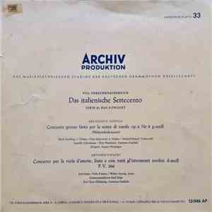 Arcangelo Corelli / Antonio Vivaldi - Concerto Grosso Fatto Per La Notte Di Natale Op. 6 Nr. 8 G-Moll / Concerto Per La Viola D'Amore, Liuto E Con Tutti Gl'istromenti Sordini D-Moll P.V. 266 mp3 album