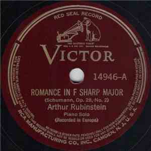 Arthur Rubinstein - Romance In F Sharp Major / Rhapsody In G Minor mp3 album
