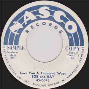 Bob And Ray  - Love You A Thousand Ways / Shorty Shorty mp3 album