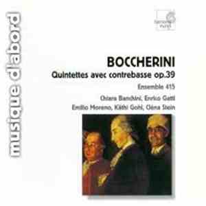 Boccherini, Ensemble 415 - Quintettes Avec Contrebasse Op. 39 mp3 album