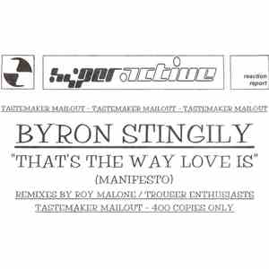 Byron Stingily - That's The Way Love Is mp3 album