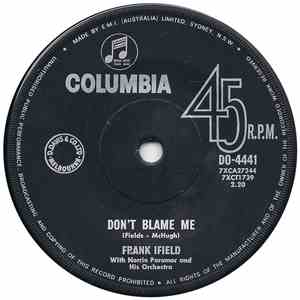 Frank Ifield With Norrie Paramor And His Orchestra - Don't Blame Me mp3 album