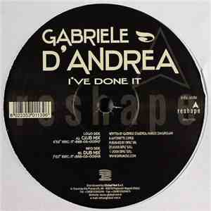 Gabriele D'Andrea - I've Done It mp3 album